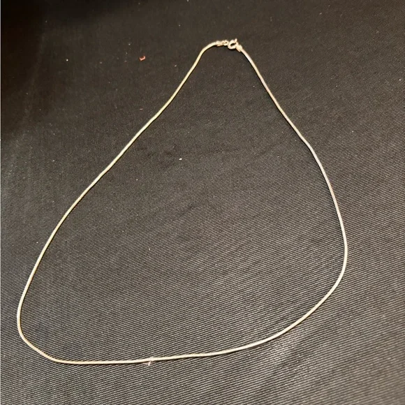 Sleek Sterling Silver Snake Chain Necklace - Picture 6 of 12